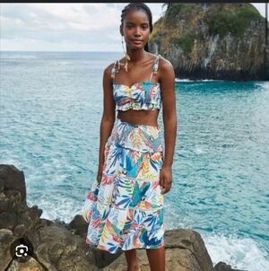 Farm Rio Macaw Wind Skirt S